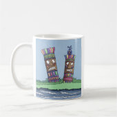 Tiki Bird Plum Coffee Mug (Gauche)