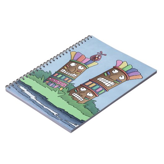 Tiki Bird Rosebud Carnet (Côté gauche)