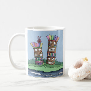 Tiki Bird Rosebud Coffee Mok
