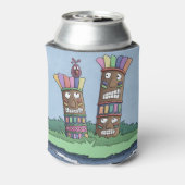 Tiki Bird Rosebud Koelbox Blikjeskoeler (Blikje Achterkant)