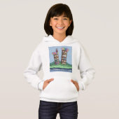 Tiki Bird Rosebud Sweat - shirt à capuche (Devant entier)