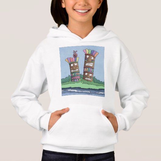Tiki Bird Rosebud Sweat - shirt à capuche (Devant)