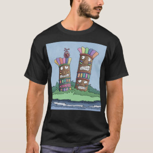 Tiki Bird Rosebud T-Shirt