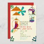Tiki Birds Retro Vintage Luau Invitations<br><div class="desc">Tiki Birds Retro Vintage Luau Party Invitations. Personnaliser pour tout événement.</div>
