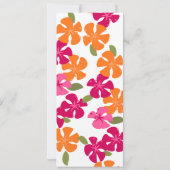 Tiki Blossom Kaart (Achterkant)