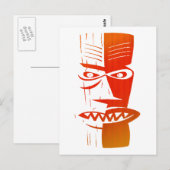 Tiki Briefkaart (Voorkant / Achterkant)