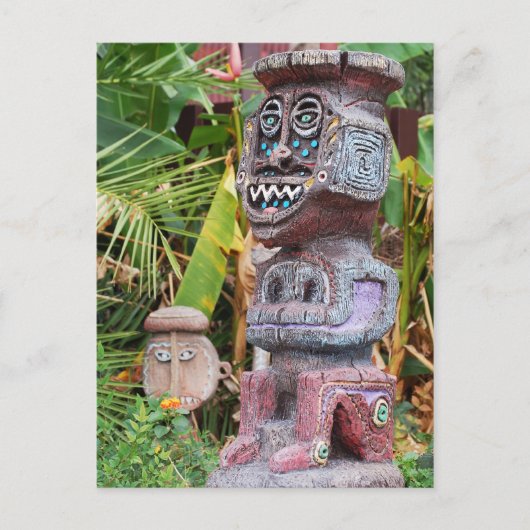 Tiki Briefkaart (Voorkant)