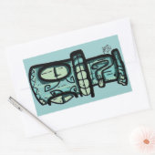 Tiki Car Sticker (Envelop)