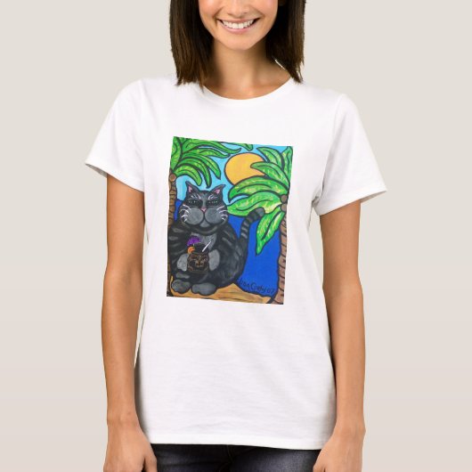 TIKI CAT T-SHIRT (Voorkant)