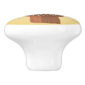 Tiki Ceramic Knob Keramische Knop (Zijkant)