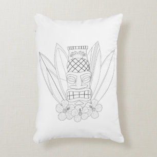 Tiki Coussin de coloration adulte