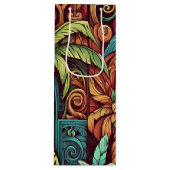Tiki Cultuur Gift Bag 02 Wijn Cadeautas (Voorkant)