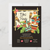 Tiki-feest Kaart (Voorkant)