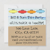 Tiki Feest Uitnodigingen (Achterkant)