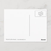 Tiki God Briefkaart (Achterkant)