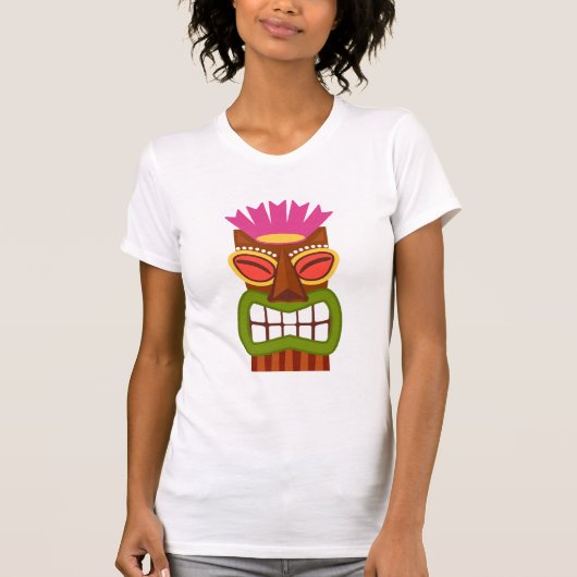 Tiki God Standbeeld T-shirt (Voorkant)