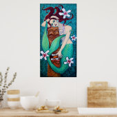 Tiki God van Mermaid Poster (Keuken)