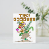 TIKI GODDESS BRIEFKAART (Staand voorkant)