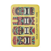 Tiki Hiermee geeft u aangepaste tekst en kleurbadm Badmat (Voorkant Verticaal)