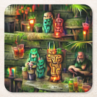 Tiki Hut Onderzetter