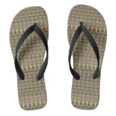 Tiki Hut Zomer Bruine Sandalen Slippers Teenslippers (Voetbed)