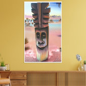 Tiki Illusions Canvas Afdruk (Insitu (Woonkamer))