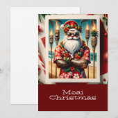 Tiki Kerstmis Feestdagenkaart (Voorkant / Achterkant)