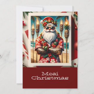 Tiki Kerstmis Feestdagenkaart