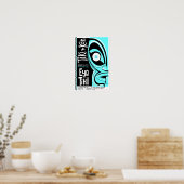 Tiki Kon: Oog van het Poster van Tiki (open oog) (Keuken)
