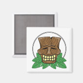 Tiki Magnet - Masque crâne (Recto/Verso)