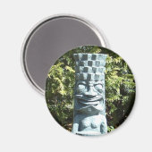 TIKI magnet (rond) Magneet (Voorkant / Achterkant)