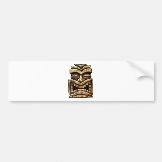 Tiki Man Bumpersticker (Voorkant)