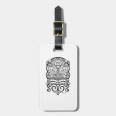 Tiki Mask Bagagelabel (Voorkant verticaal)