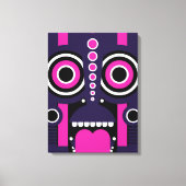 Tiki Mask Canvas Afdruk (Voorkant)