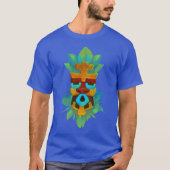 Tiki Mask met textuur T-shirt (Voorkant)