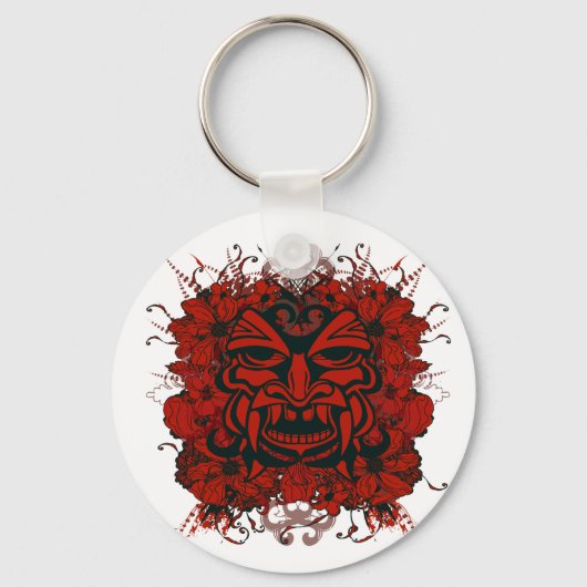 Tiki Mask Sleutelhanger (Voorkant)