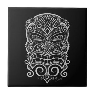 Tiki Mask Tegeltje