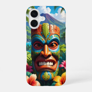 Tiki Mask Telefoonhoesje iPhone 16 Hoesje