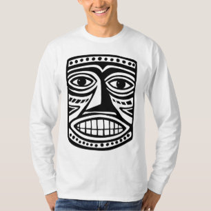 Tiki Masker III - Zwart T-shirt