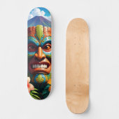 Tiki Masker Skateboard (Voorkant)