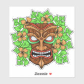 Tiki Masker Sticker (Vel)