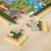 Tiki Masque Collage Puzzle (Côté)