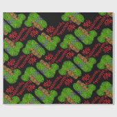 Tiki Mele Kalikimaka - kerstpapier Cadeaupapier (Vlak)