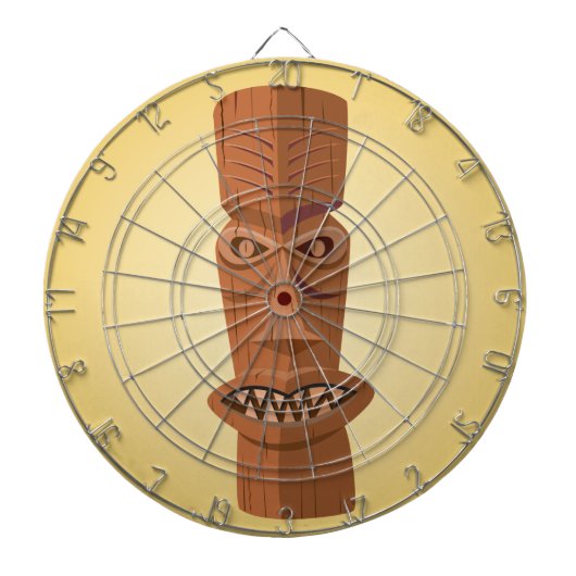 Tiki Metal Cage Dartboard Dartbord (Voorkant)