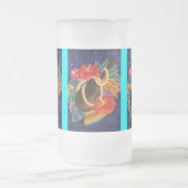 TIKI MOK ~ ALOHA~ NGHT SKY ~ UKULELE & HIBISCUS! (Center)