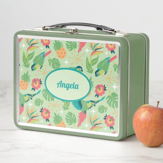 Tiki Parrot Lunchbox (En situation)