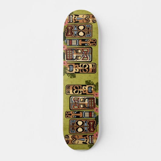 Tiki Party Skateboard (Devant)