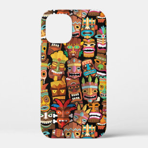 TIKI Patroon 4 iPhone 12 Mini Hoesje
