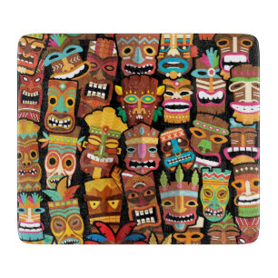 Tiki-patroon Snijplank