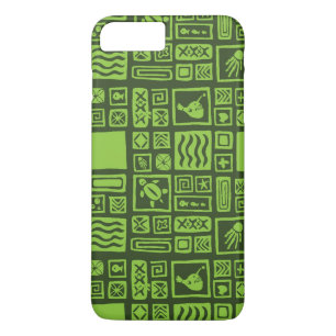 Tiki Pattern iPhone 8 Plus / 7 Plus Hoesje